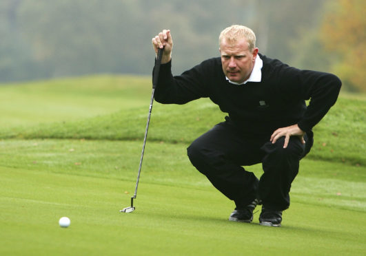 Stephen Gray leads the Scottish Par 3 Championship at Paul Lawrie Golf Centre