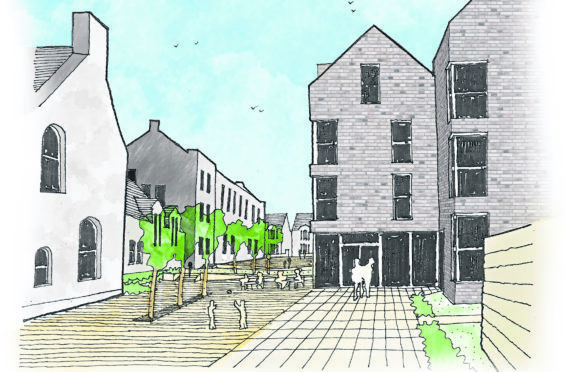 Image showing Torry Development Trust's proposals for former Victoria Road School site