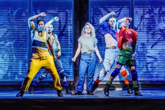 The cast of Flashdance well and truly brought the spirit of the 1980s to HM Theatre last night
