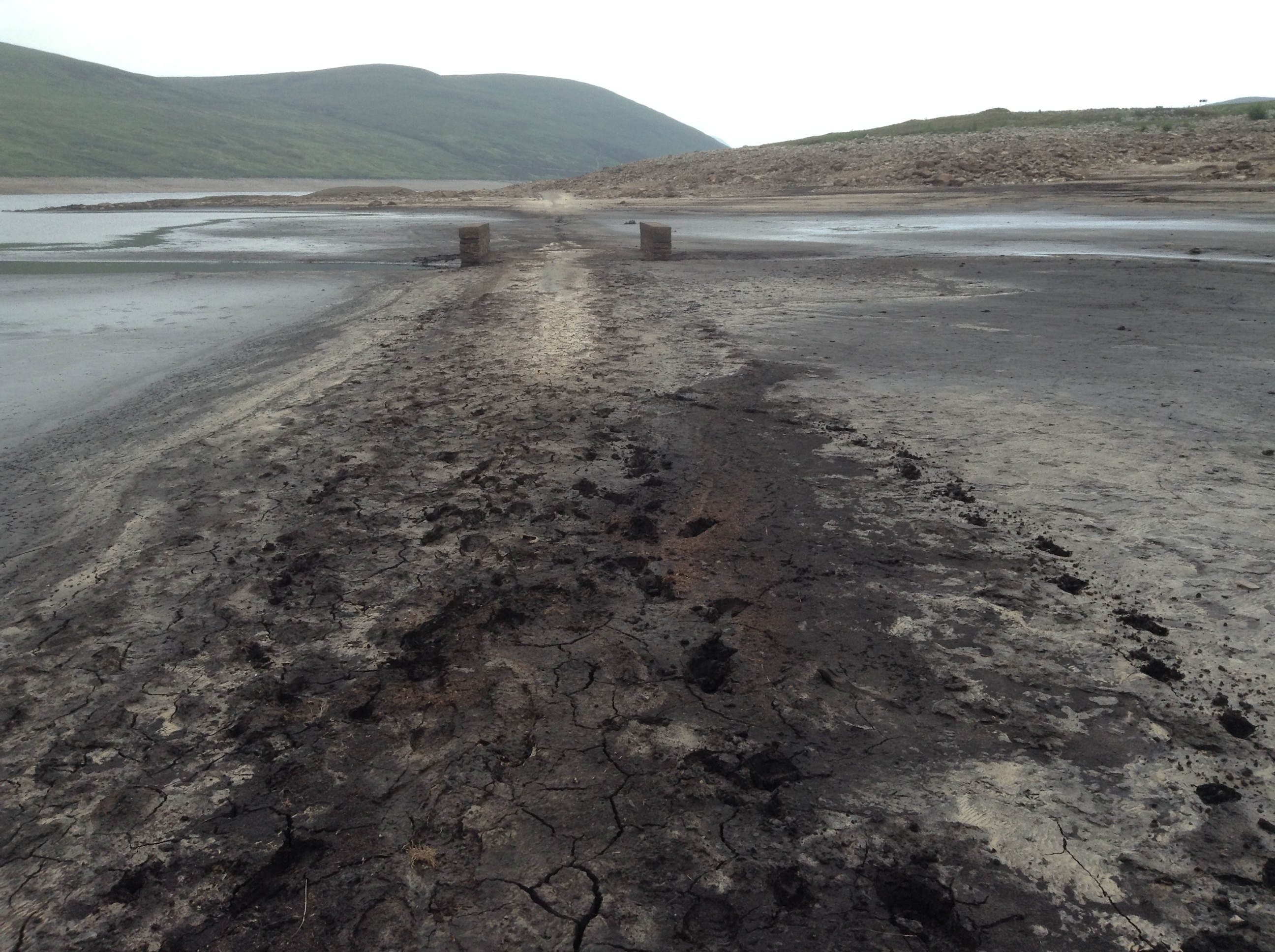 The scene at Loch Glascarnoch, near Garve. Picture taken by Cathel Innes