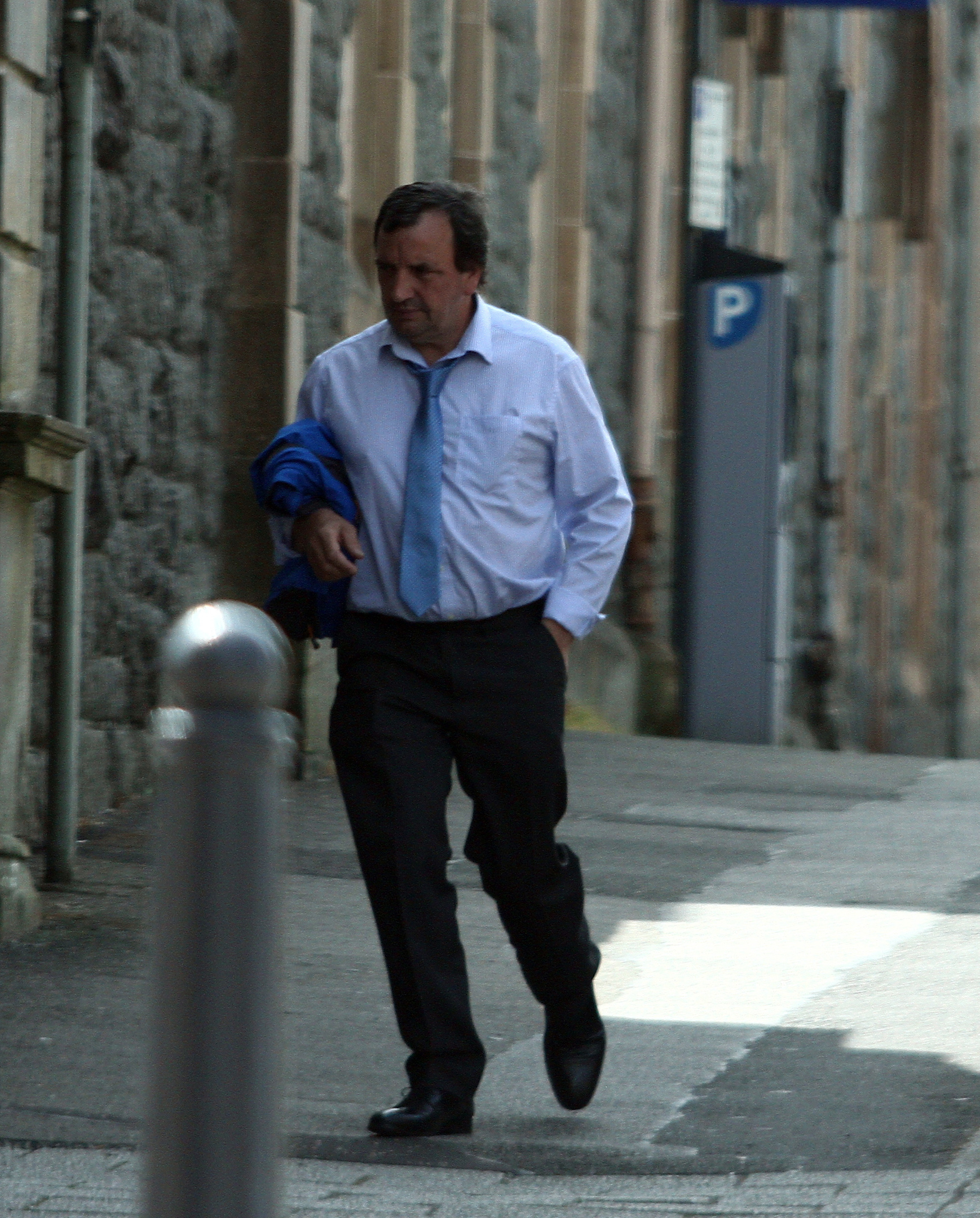 John Connell outside Oban Sheriff Court yesterday