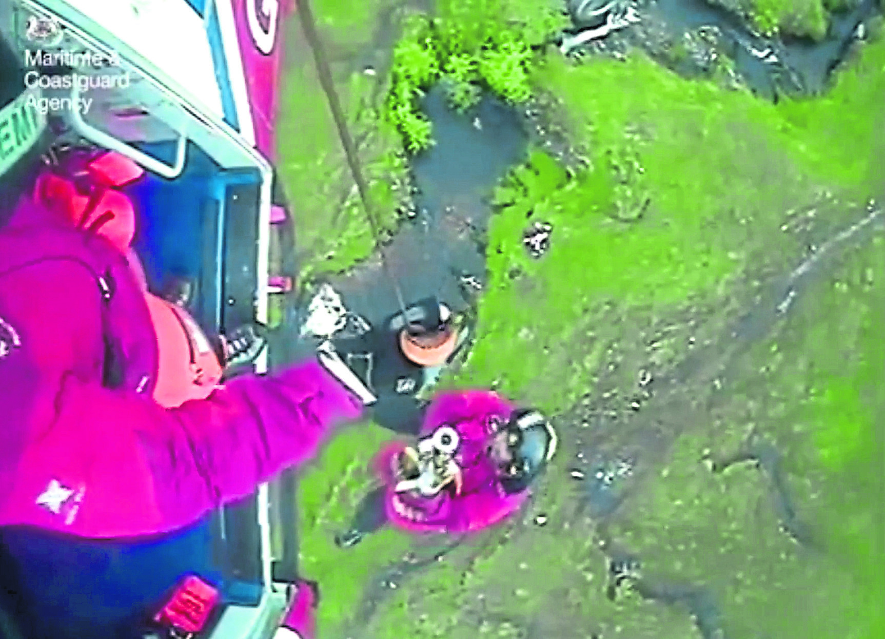 A teenager was also winched to safety from a river gorge near Ben Nevis