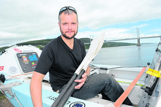 Niall Iain Macdonald was rescued in the Atlantic