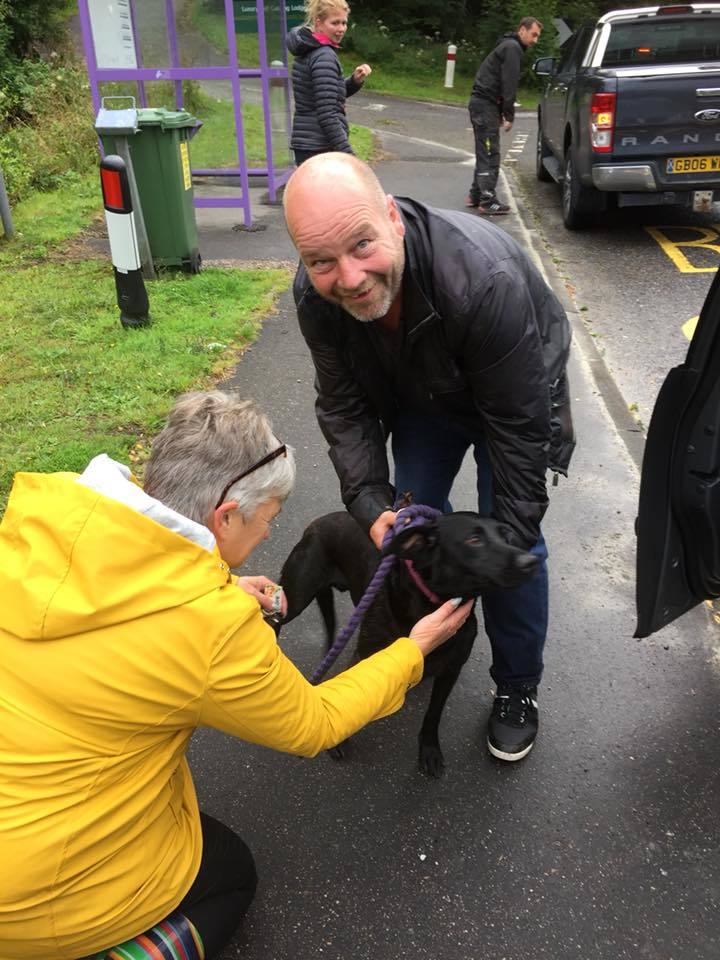 Molly is reunited with owner Paul Prichard following the appeal on social media