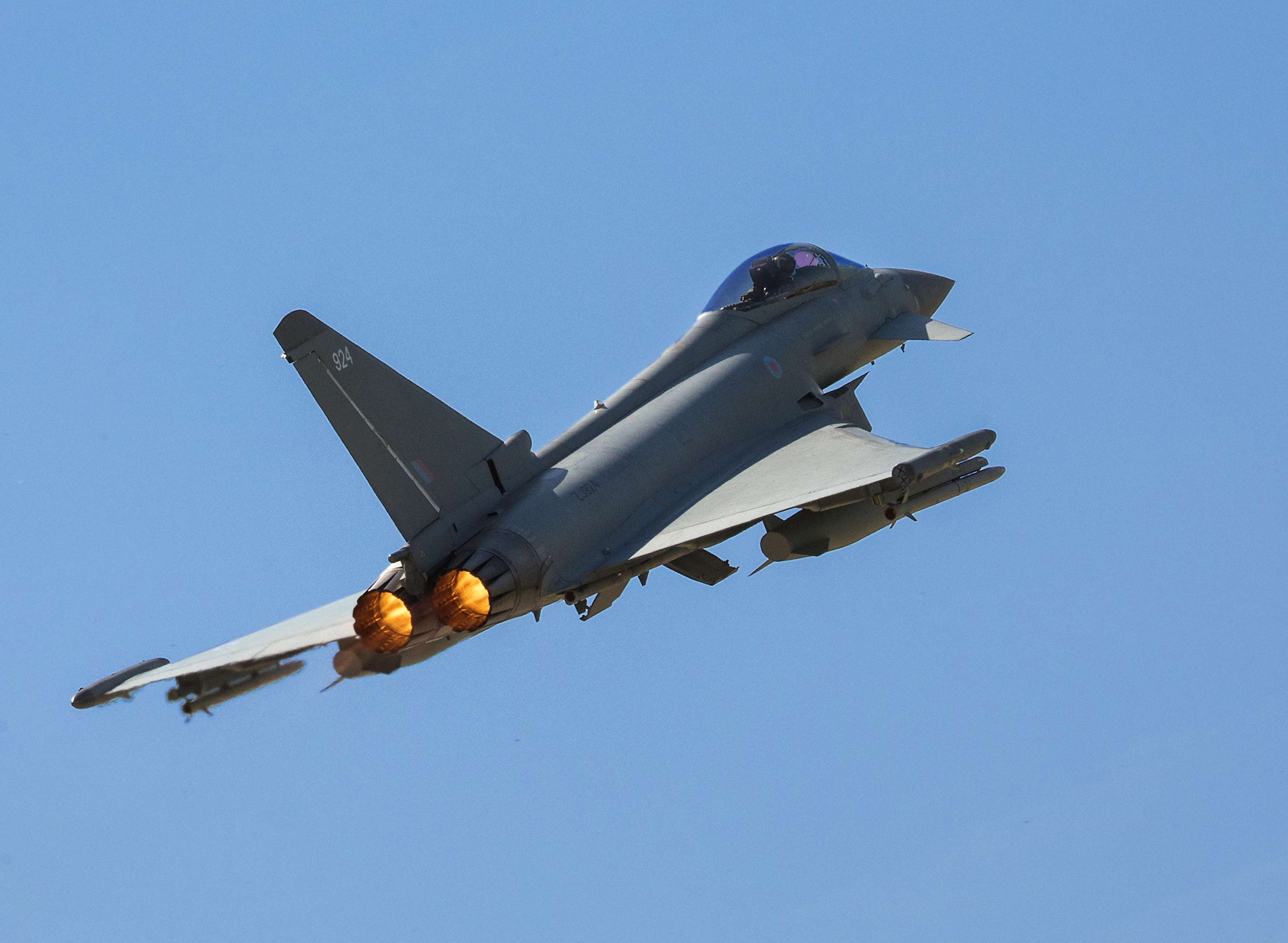 Typhoons from RAF Lossiemouth.