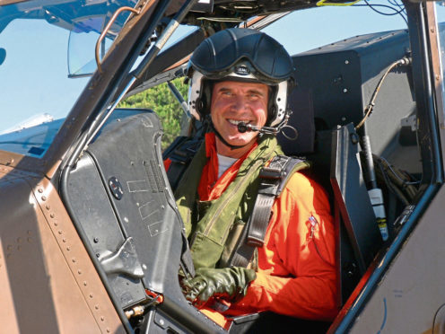 Retired helicopter test pilot Andrew Warner
Submitted