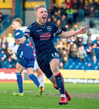 Ross County midfielder Jamie Lindsay.