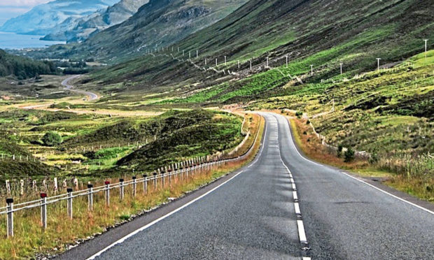 Loch Maree on the North Coast 500 route