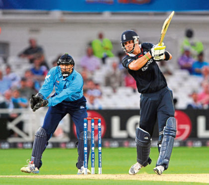 Scotland's Colin Smith against England at Trent Bridge, Nottingham, 2009.