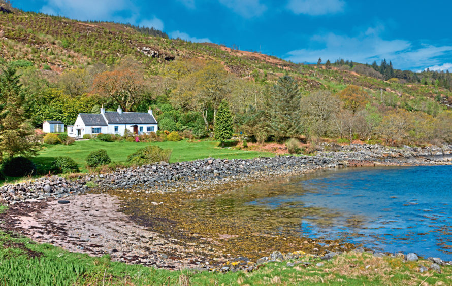 Fall for the charm of this private seaside haven at Loch Fyne Press