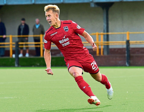 Ross County midfielder Harry Paton.