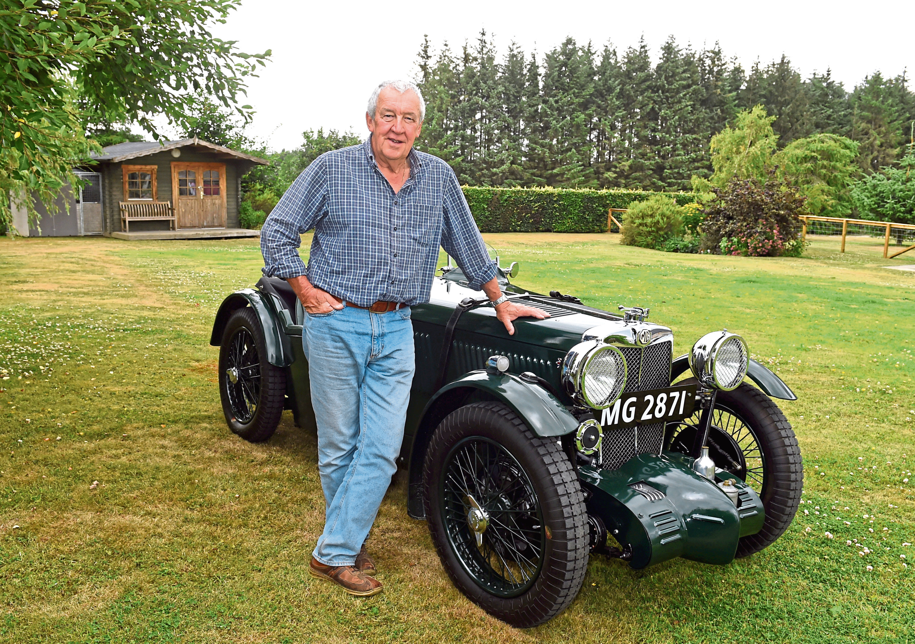 Your Car: Mike Robinson,  with his 1933 MG J2.
Picture by Jim Irvine