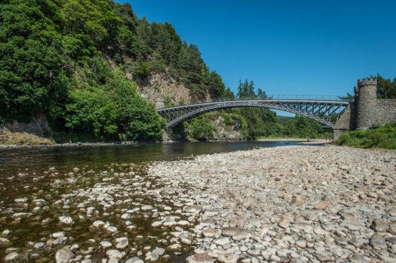 Concerns have been raised about the water level on the River Spey.