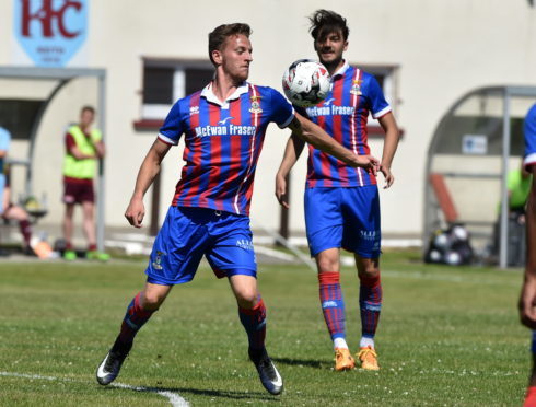 Tom Walsh scored four for Caley Thistle.