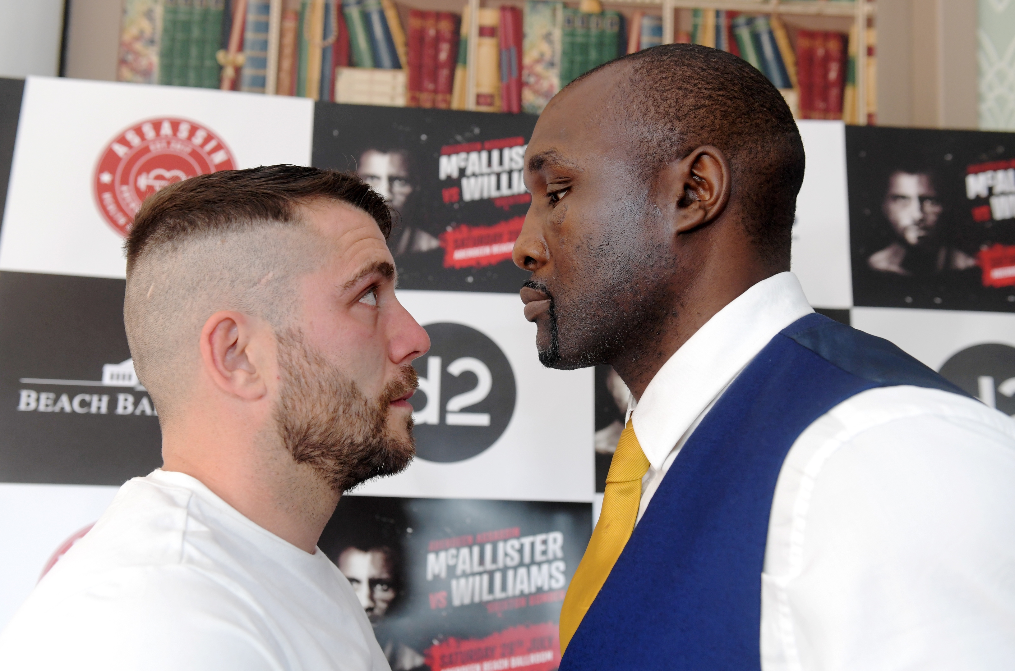 Lee McAllister is facing Danny Williams at the Beach Ballroom on July 28.