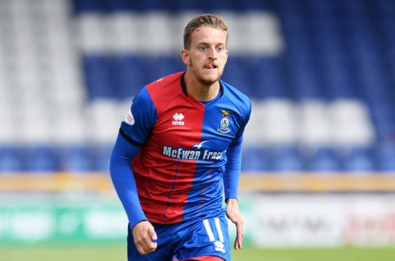 Caley Thistle midfielder Tom Walsh.