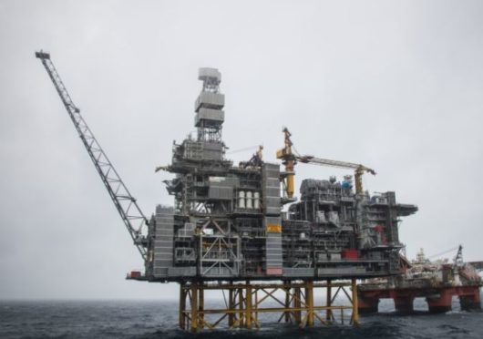 Mariner platform with the Safe Boreas. Photo credit: Jamie Baikie/Statoil