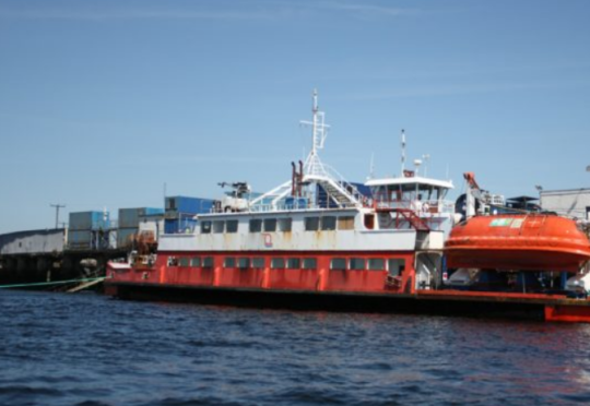 The converted vessel at The Underwater Centre