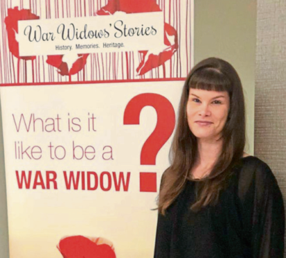 Nadine Muller of War Widows' Stories