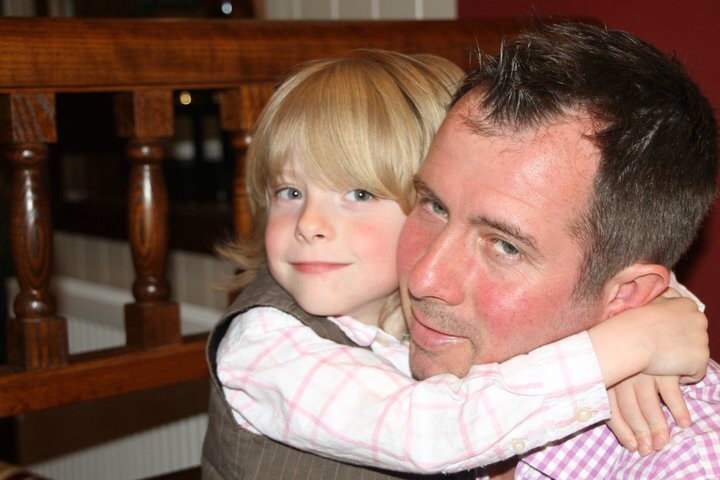 Craig Emslie with his son Gabriel-Shane