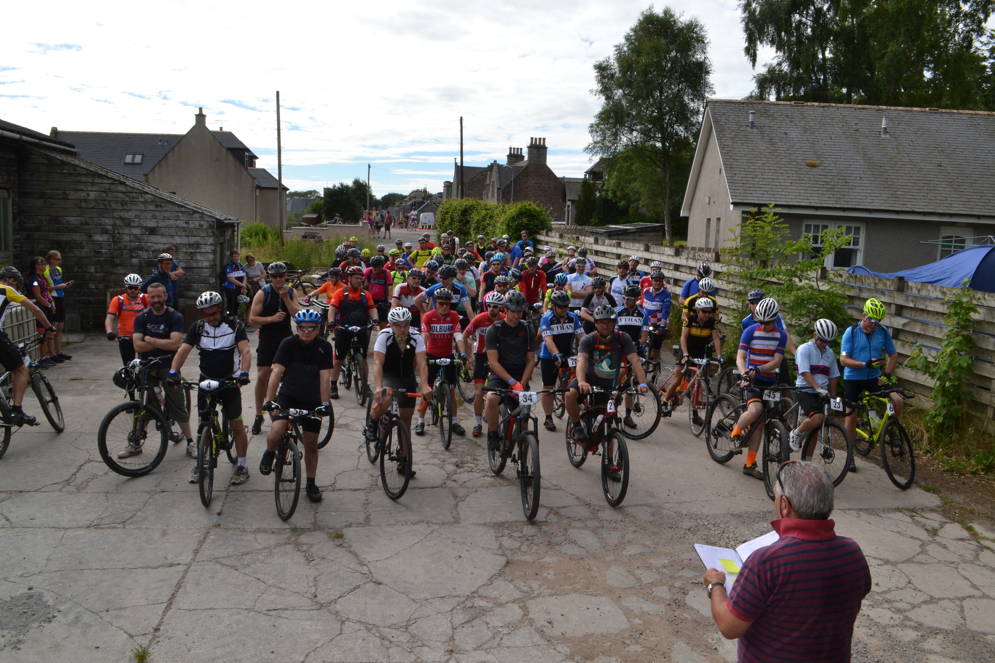 180 riders took part