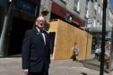 Deputy provost Alan Donnelly at the former Filling Station pub which is to be turned into a speakeasy.