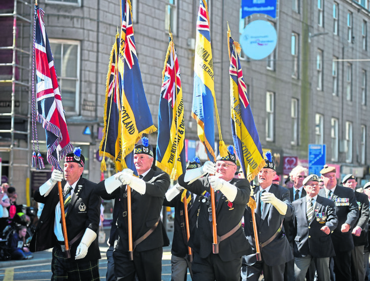 Armed Forces Day Parade. Picture by Heather Fowlie