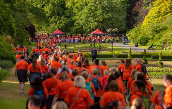 More than 500 people took part in the Aberdeen Culture Crawl for the Maggie's centre in the city.