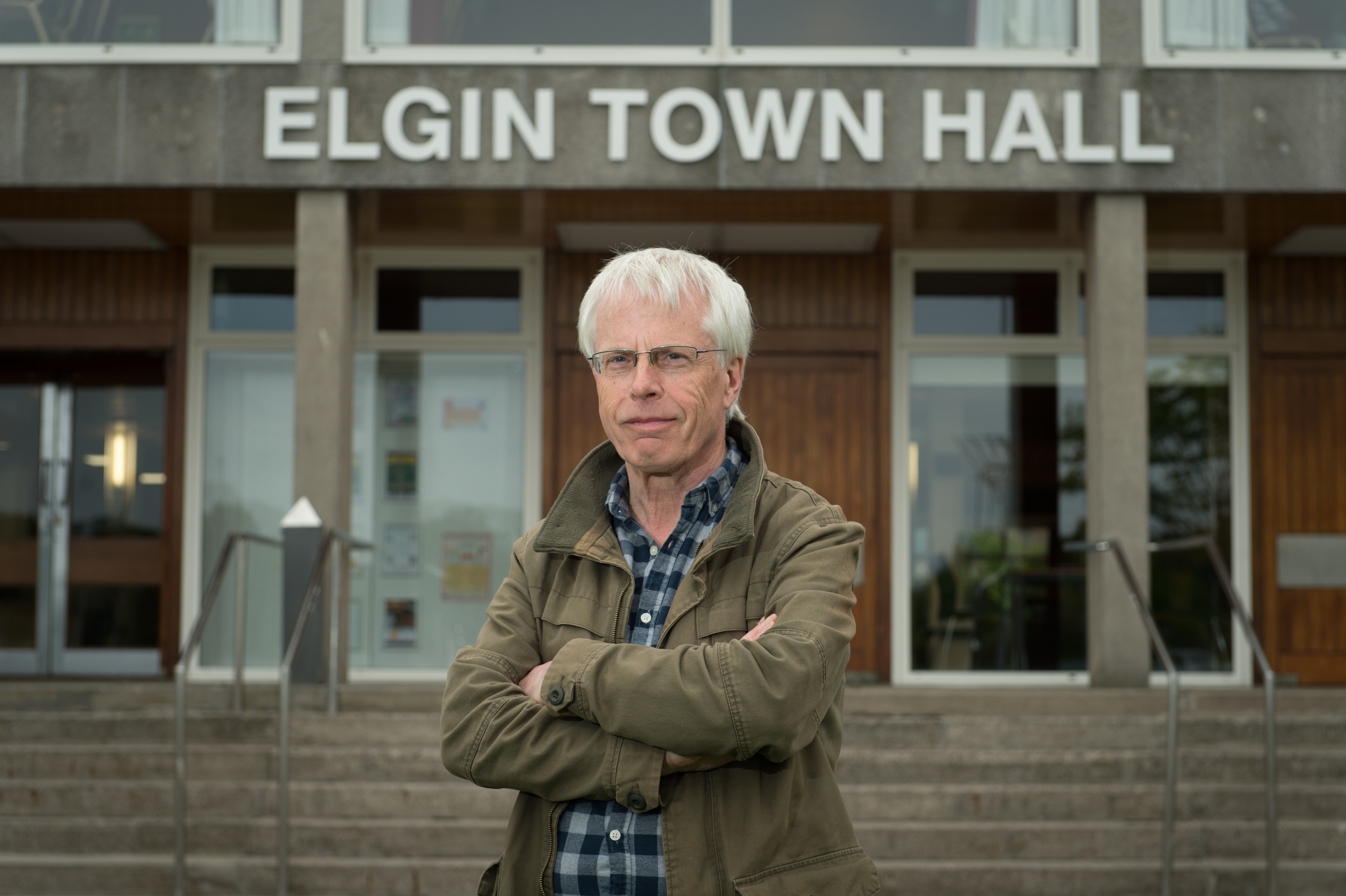 Elgin Town Hall for the Community chairman Mike Devenney is optimistic about the venue's future.