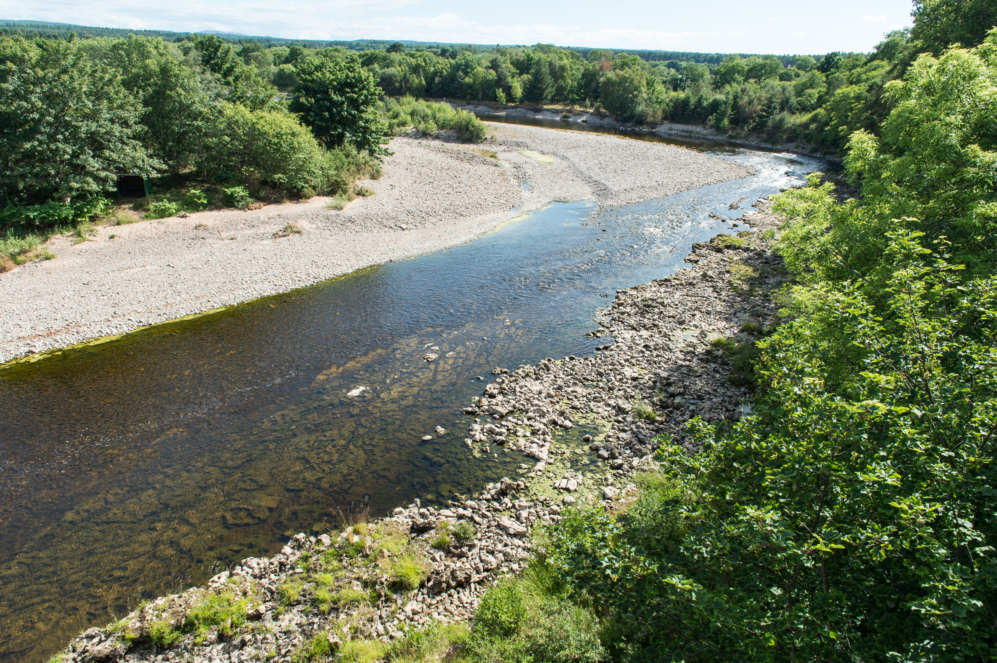 The River Findhorn in Moray,