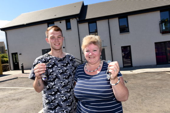 Tenants Joseph Cordiner and Joyce Jaffray.