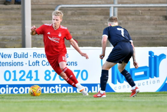 Gary Mackay-Steven scored twice for Aberdeen