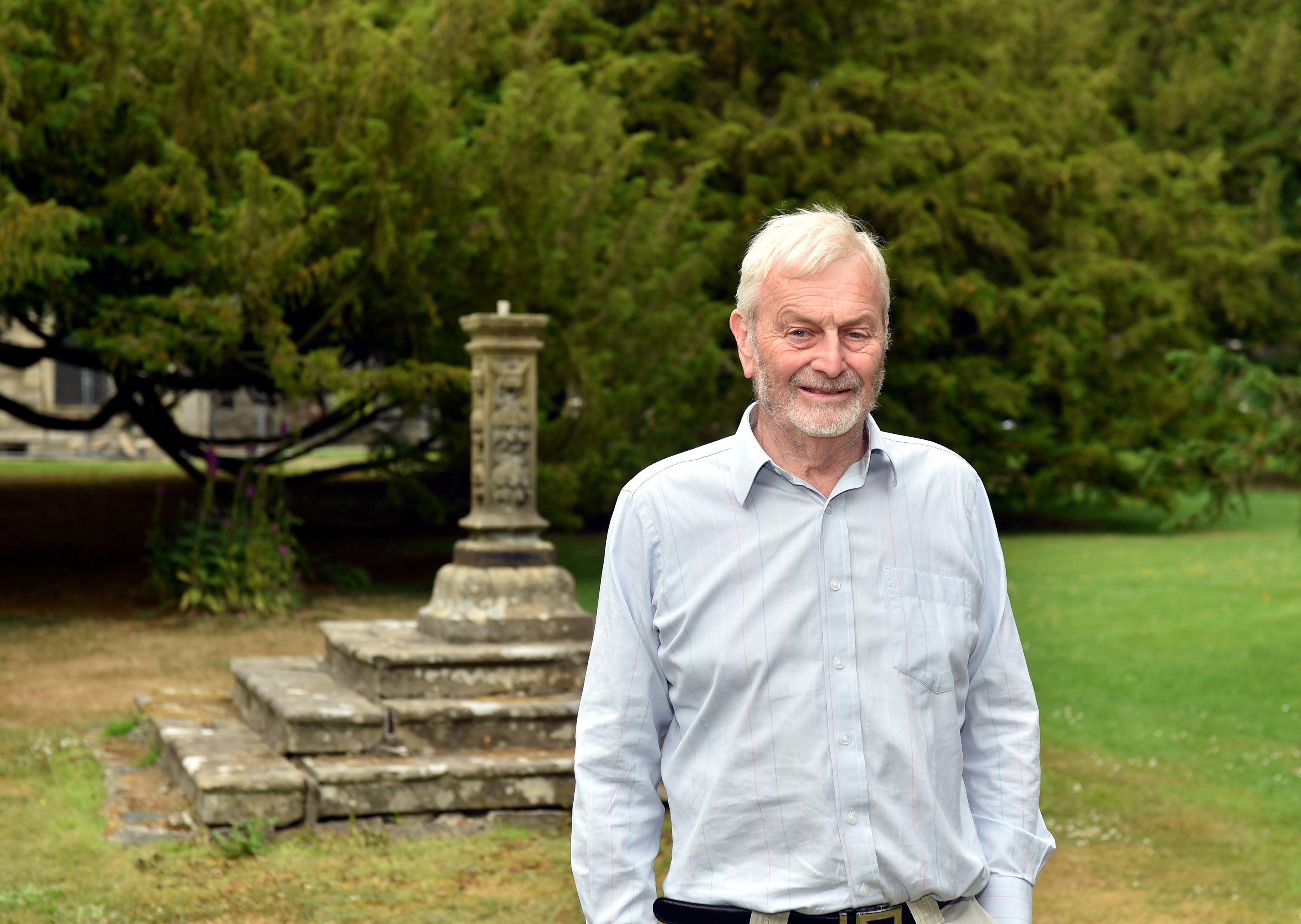Alan Cameron, board member of the Ellon Gardens Castle Trust who have just been awarded funding by the Mushroom Trust to pay for the restoration of two 17th century sundials