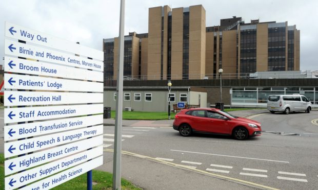 Raigmore Hospital in Inverness.