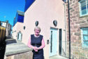 Langstane CEO Helen Gauld at the new housing development in Peterhead.