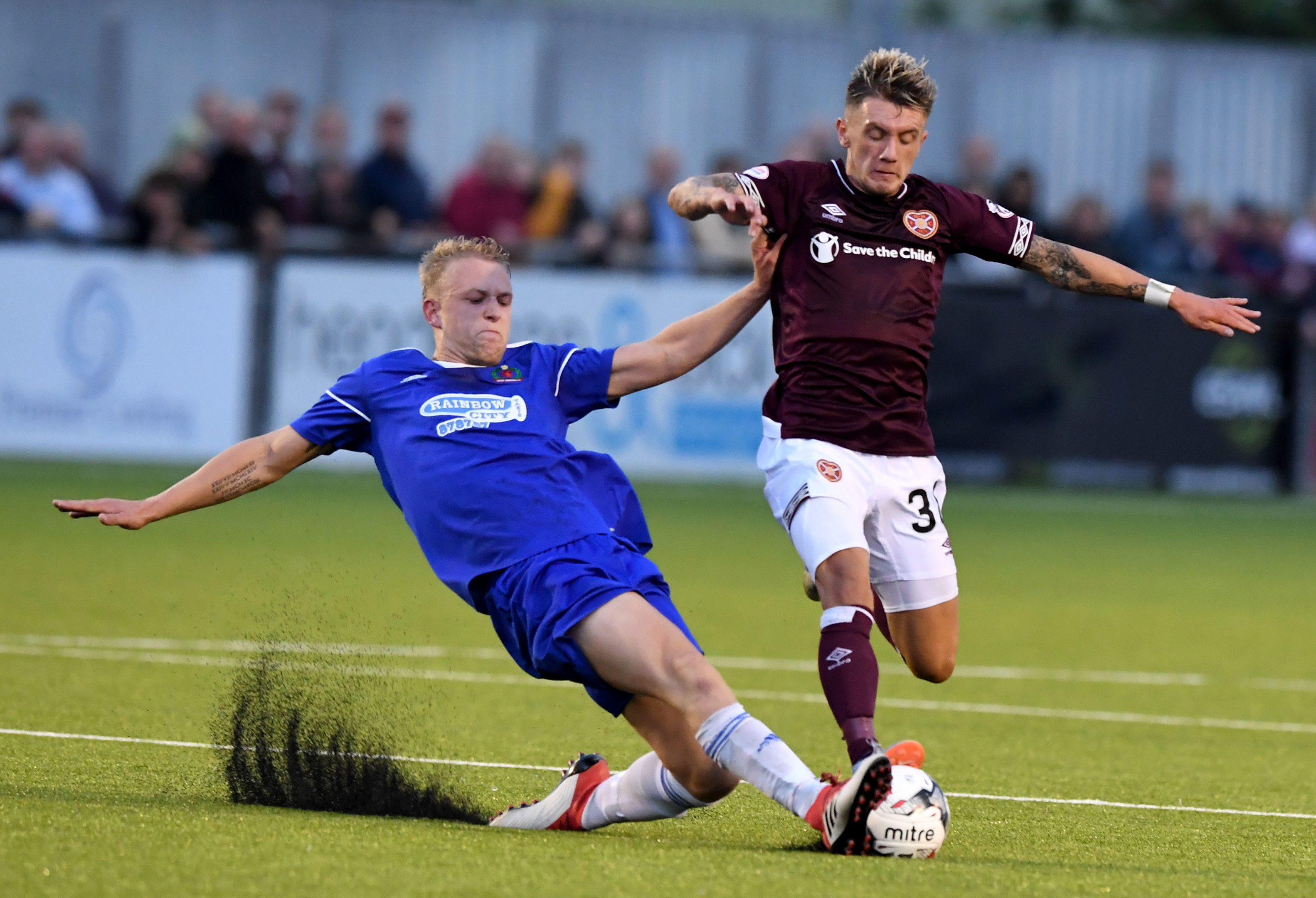 Hearts fielded an ineligible player in their win at Cove Rangers