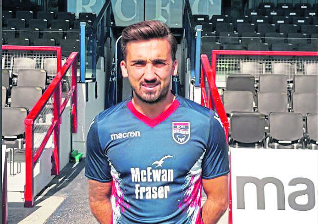 Stelios Demetriou signed for Ross County following his release from St Mirren.