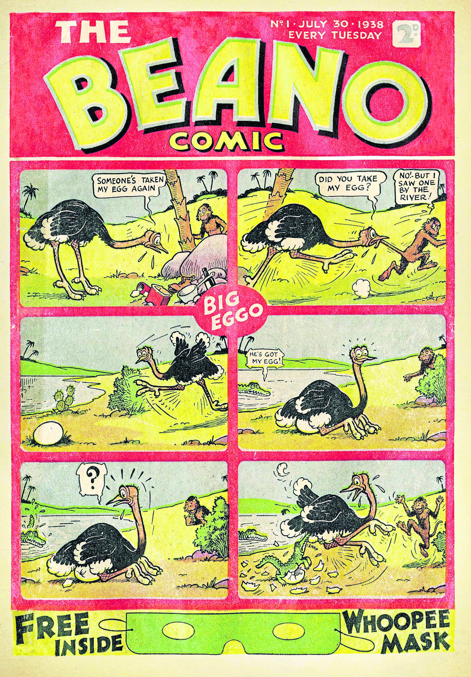 The first Beano cover.