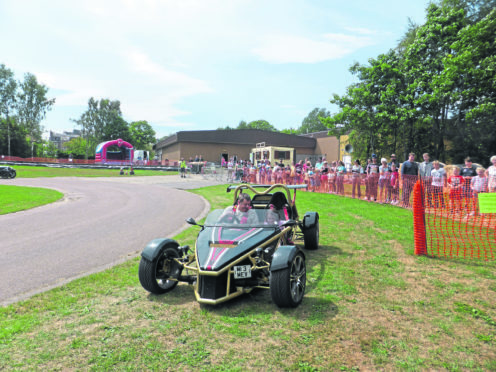 The Ride-on event at the Grampian Transport Museum, Alford