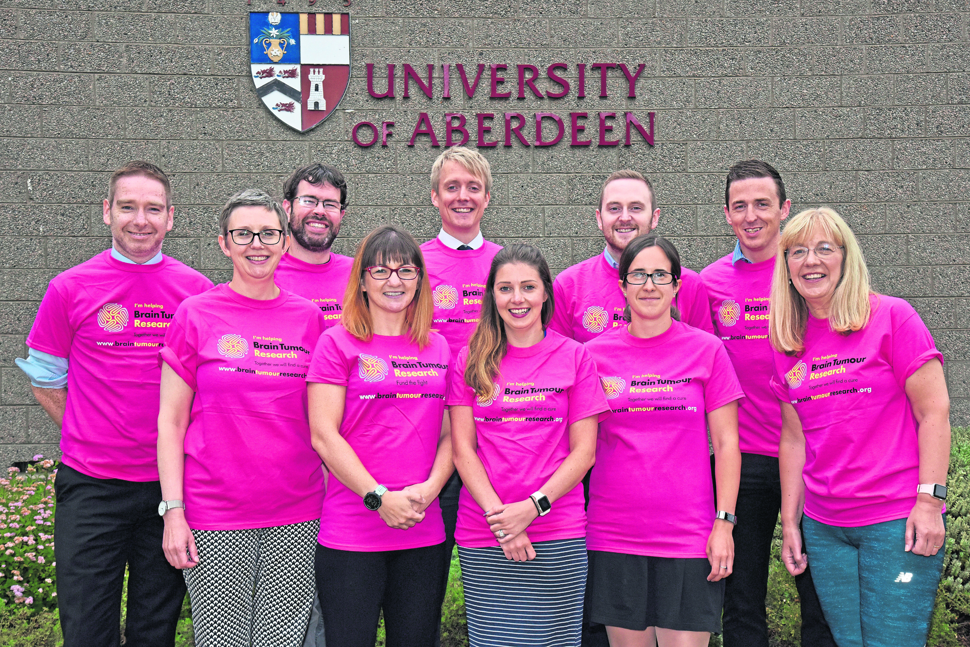 Great Run
The Aberdeen University team who will be running the Great Aberdeen run in memory of Sue Richardson.