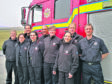 The Fair Isle fire brigade, including four women, who make up almost half of the team.