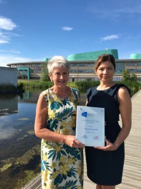 Evelyn Campbell and Anna Czekala of Inverness College UHI