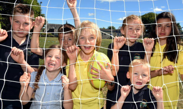 From left: Daniel Copp, Faith Howitt, Tor McClelland-Brooks, Lachlan Criggie, Liam Ross, Cami Miller and Karagh Crossland.