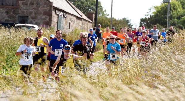 The first Chapelton 10K race on the Elsick estate
