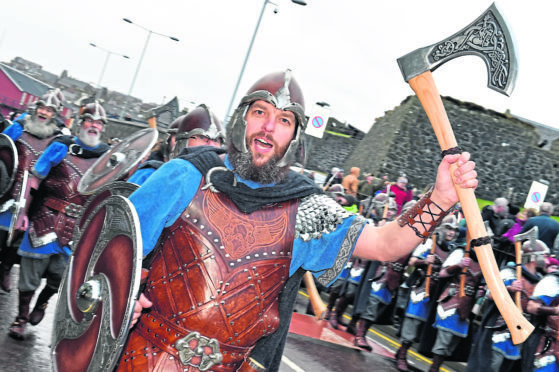 Up Helly Aa in 2018.
Picture by Colin Rennie.