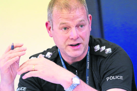 Chief Inspector Colin Gough, area police commander for Inverness. Picture: Andrew Smith