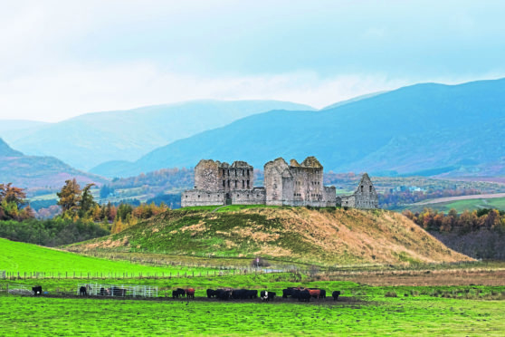 Ruthven Barracks, an iconic part of Badenoch's military history.