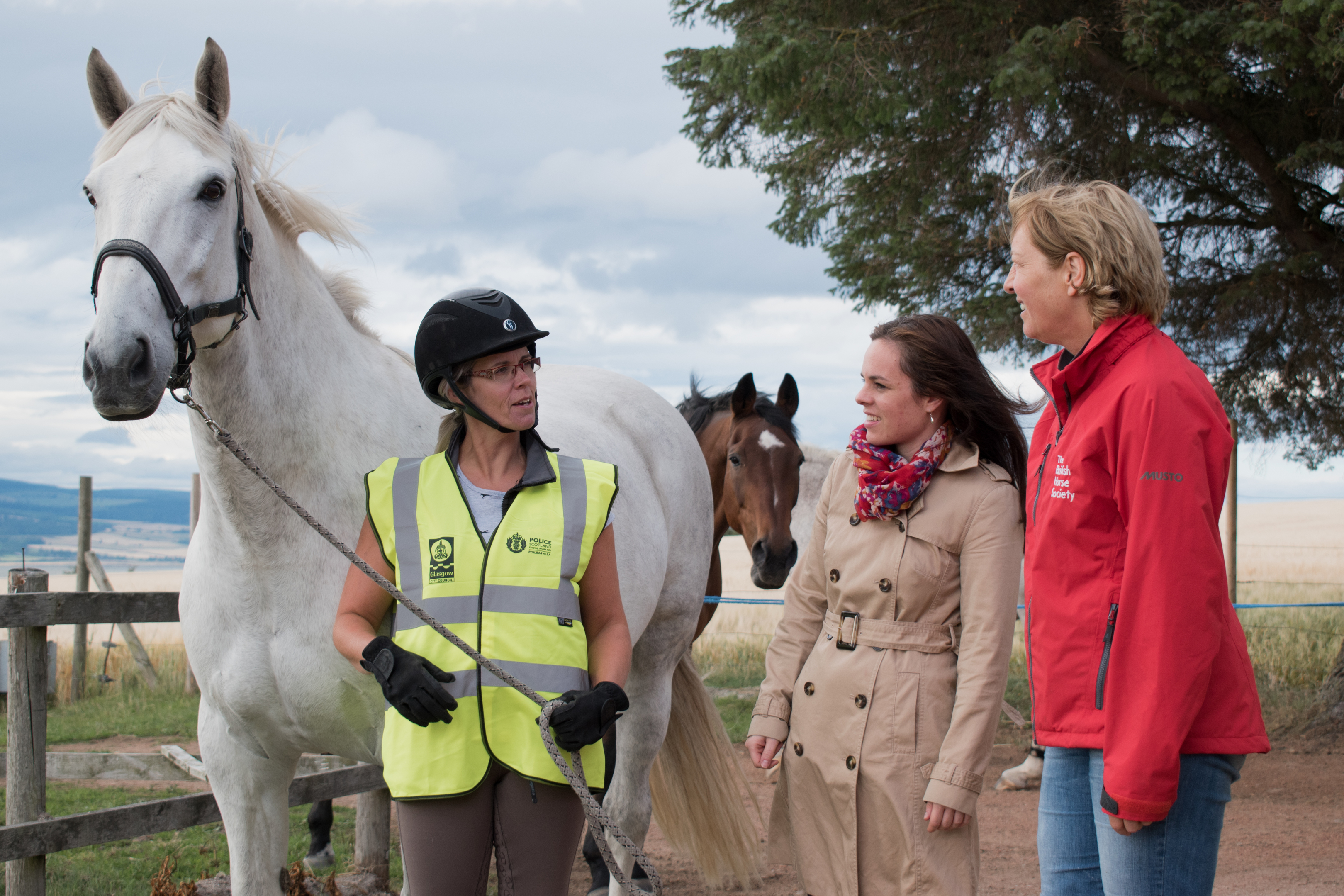 Kate Forbes MSP met with Black Isle horse riders to discuss safety measures in August