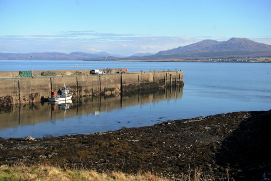 Broadford Pier, where the man fell from.