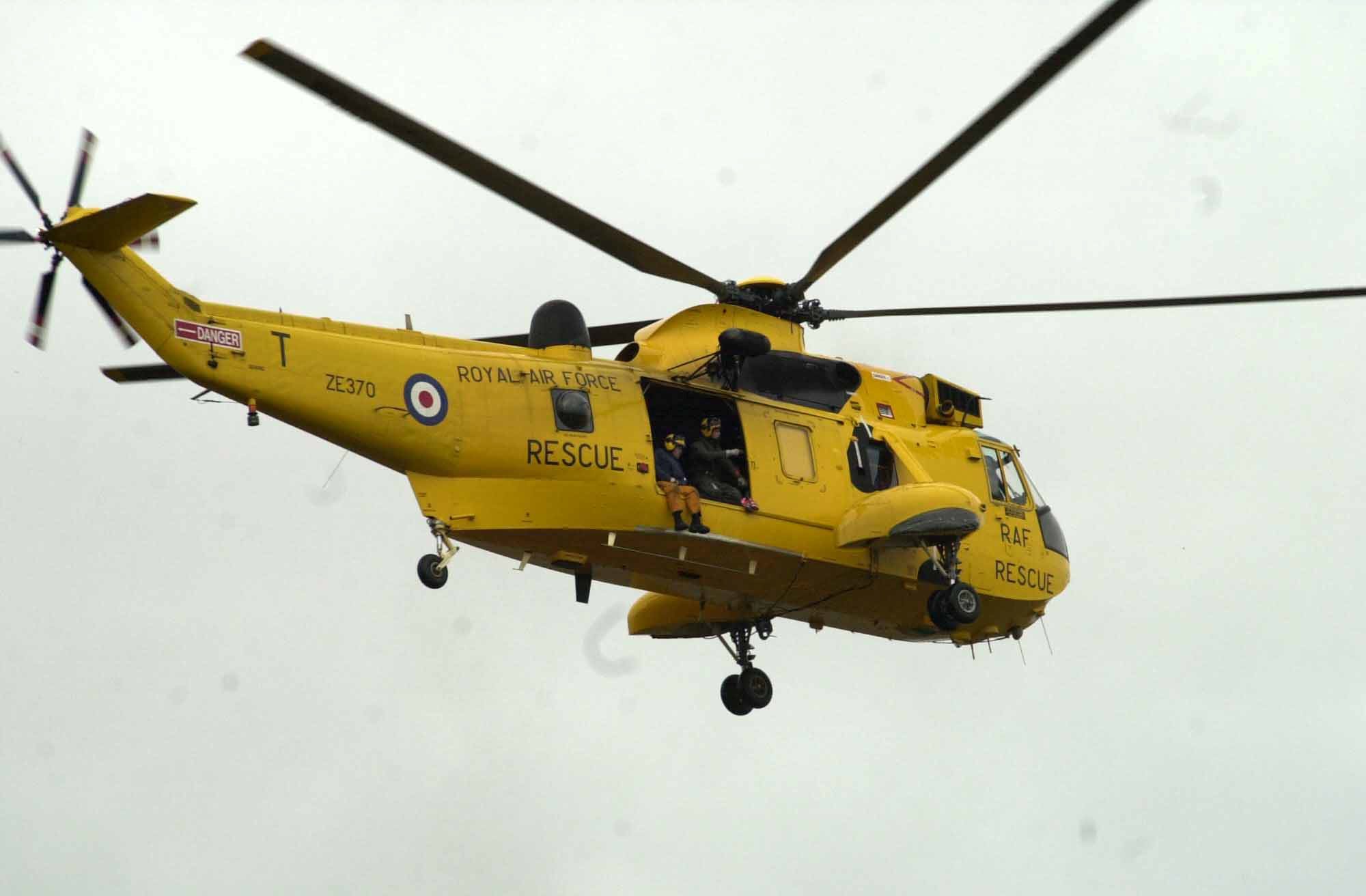 Sea King helicopters were stationed at RAF Lossiemouth until 2015.